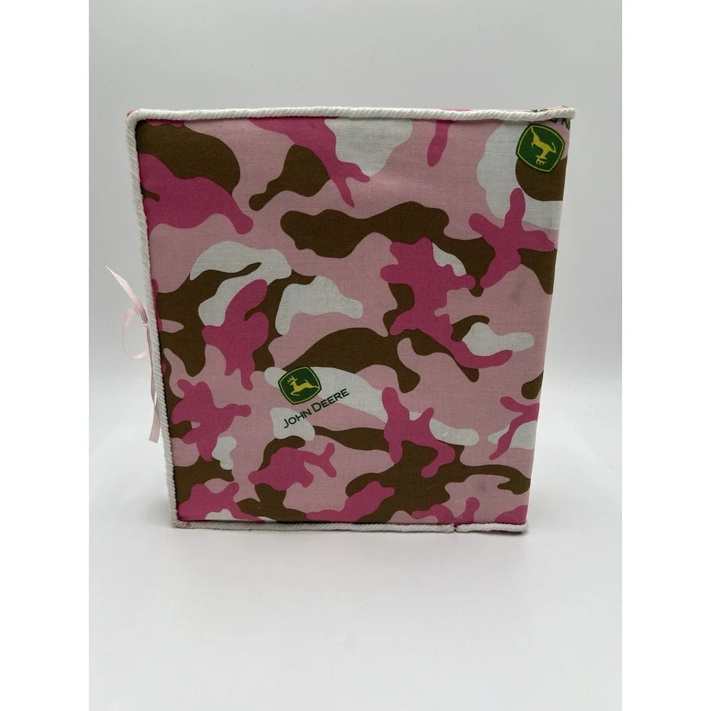 2013 Handmade John Deere Pink Camo Photo Album Scrapbook New Pages Included